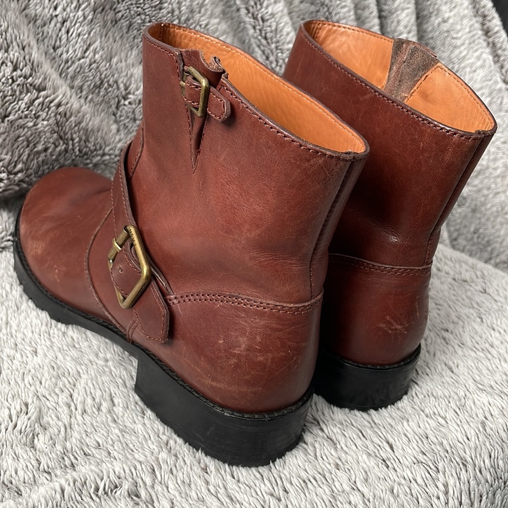 Marc by Marc Jacobs Brown Chunky Heel Boots - Picture 4 of 7